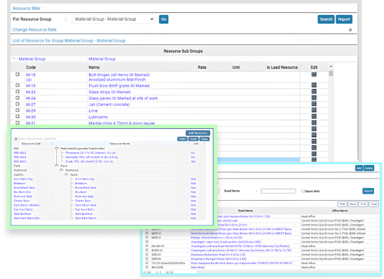 Smart materials planning, procurement and assets management